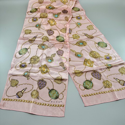 Vintage echo silk scarf pastel - vintage,