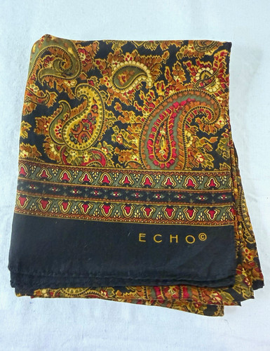 Vtg echo women paisley silk - echo,