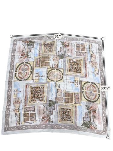 Echo 100 silk scarf italy - silk,