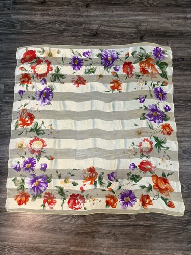 Echo scarf 100 silk 35x35 - 100%, 35x35”
